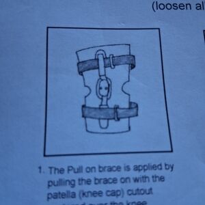 Adjustable Hinge Knee Brace with Straps